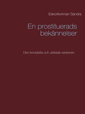cover image of En prostituerads bekännelser